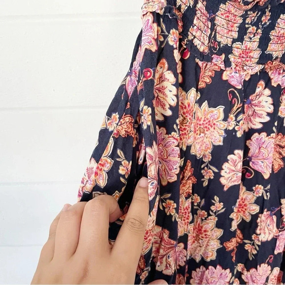 Old Navy Fit & Flare Sleeveless Halter Floral-Print Maxi Dress Size Large - Picture 10 of 14